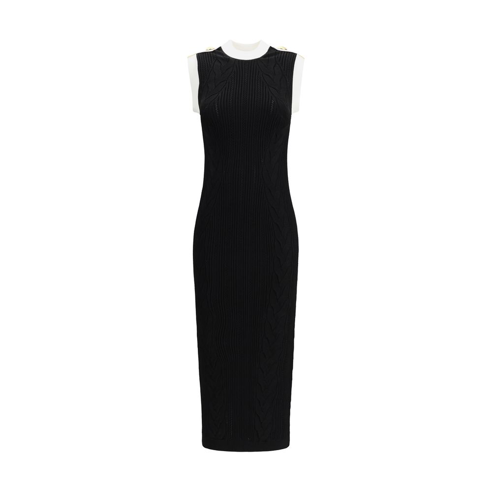 Balmain Black Viscose Casual Dress | Regal Royce
