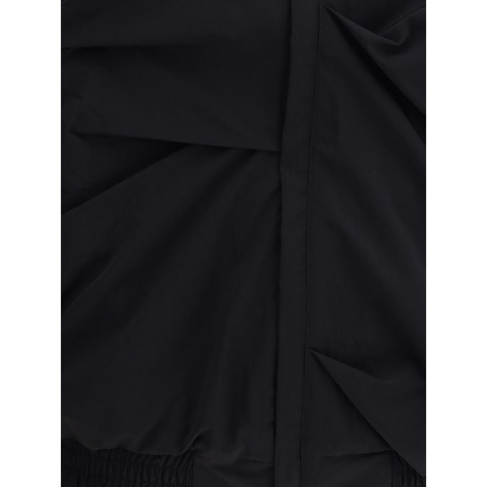 ALAINPAUL Black Polyamide Full-Length Jacket | Regal Royce
