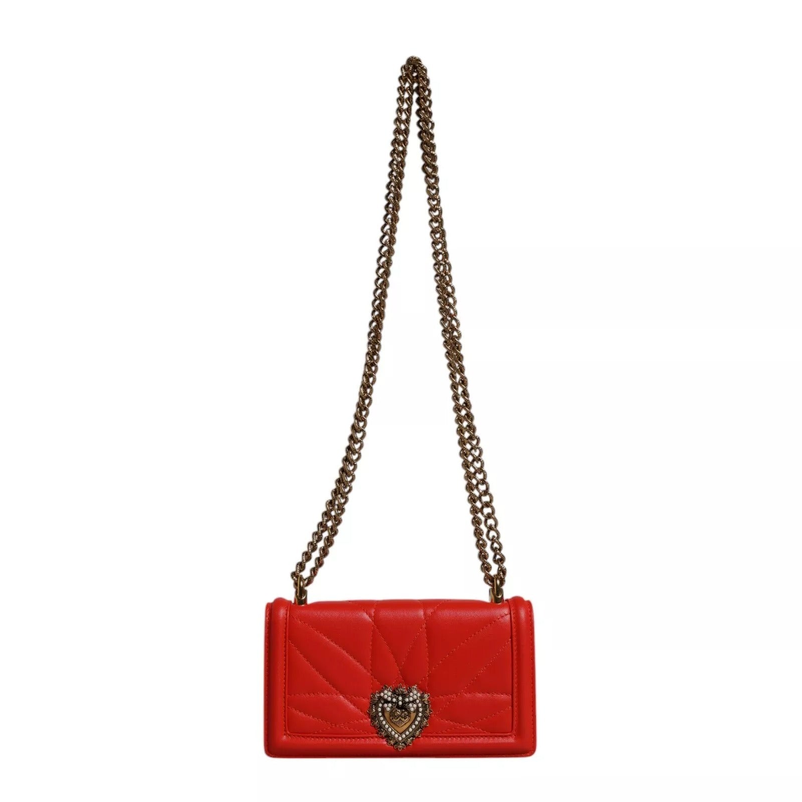 Dolce & Gabbana Red Quilted Devotion Crossbody 11 PRO Phone case bag | Regal Royce