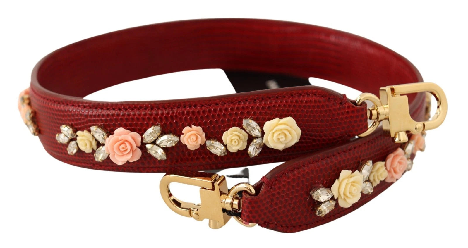 Dolce & Gabbana Floral Crystals Exotic Shoulder Strap Bag Accessory | Regal Royce