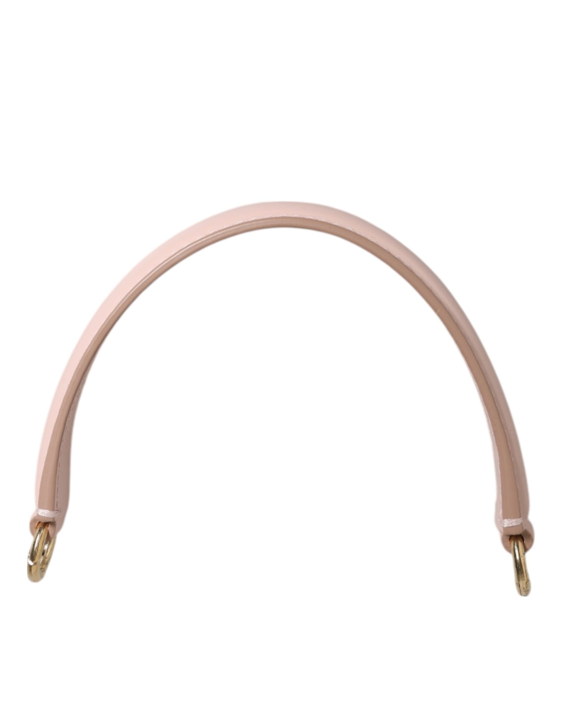 Dolce & Gabbana Strap Pink Leather Gold Tone Big Bag Handle Shoulder Strap | Regal Royce