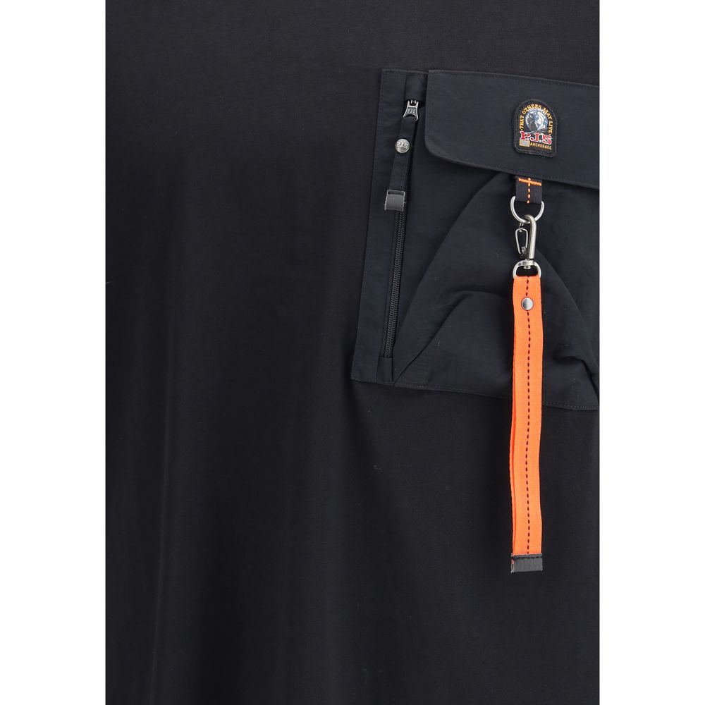Parajumpers Black Cotton T-Shirt | Regal Royce