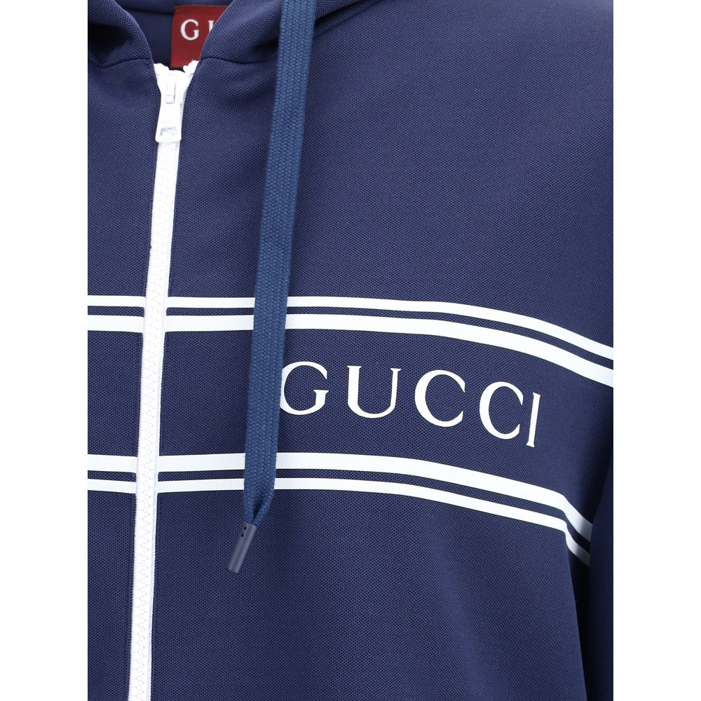 Gucci Blue Polyester Sweatshirt | Regal Royce
