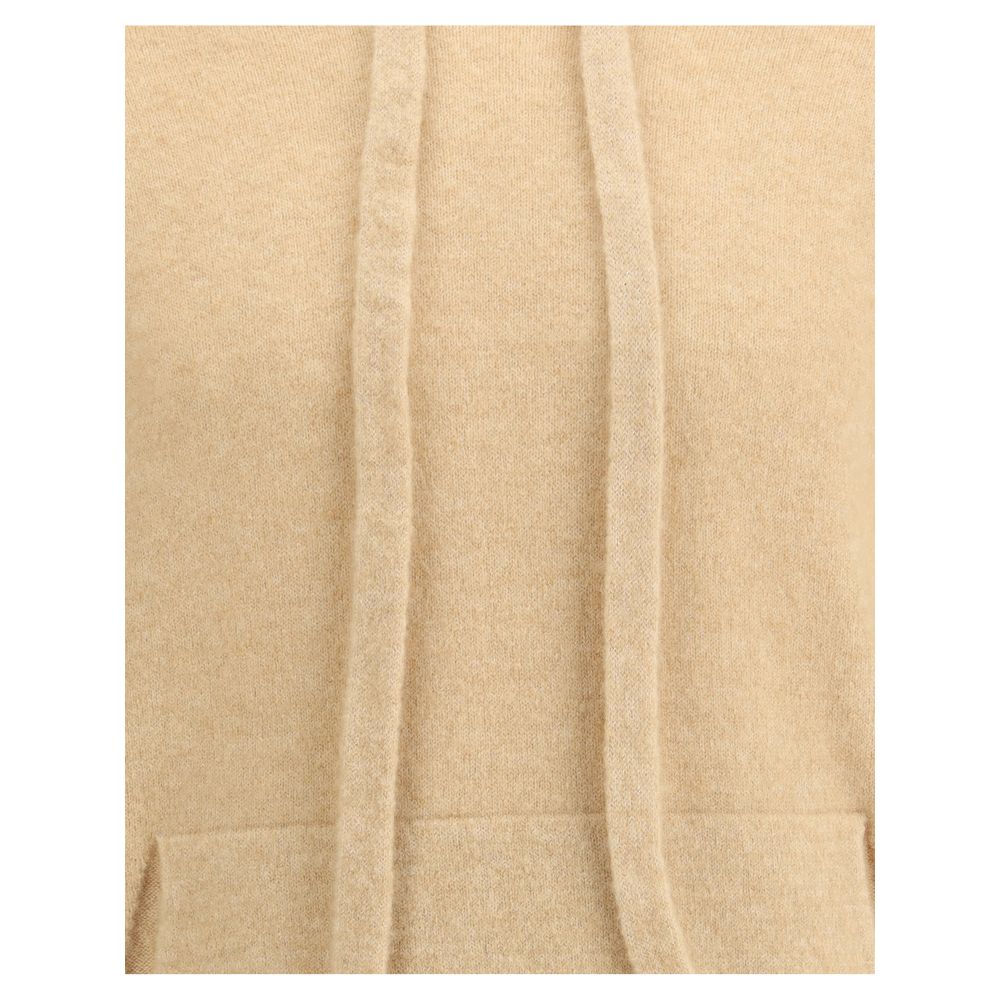 Laneus Beige Cashmere Hoodie | Regal Royce