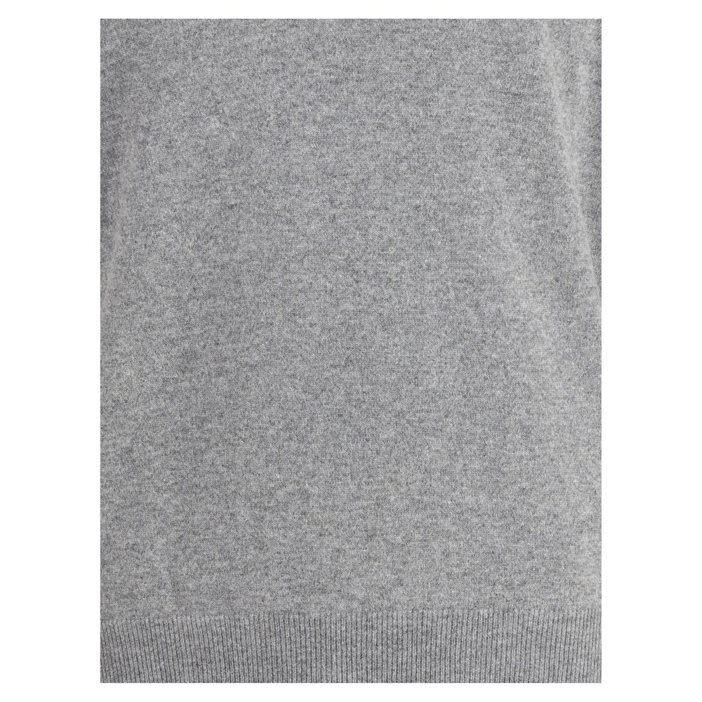 Brunello Cucinelli Gray Cashmere Cashmere Sweater | Regal Royce