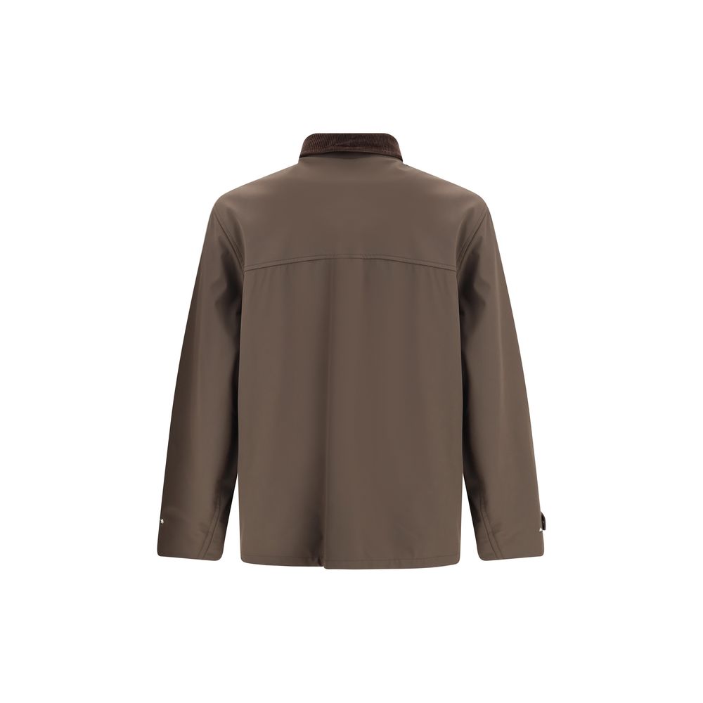 Brunello Cucinelli Brown Polyamide Coat | Regal Royce