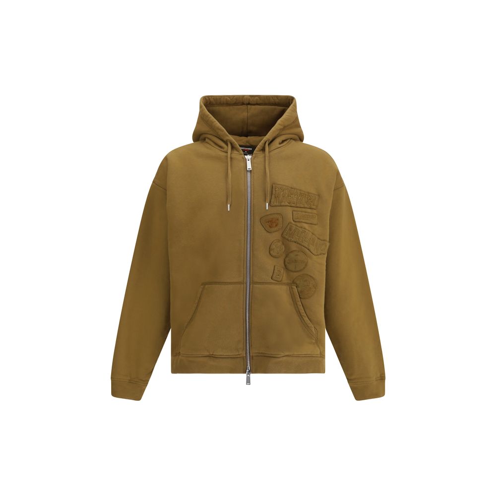Dsquared² Brown Cotton Sweatshirt | Regal Royce