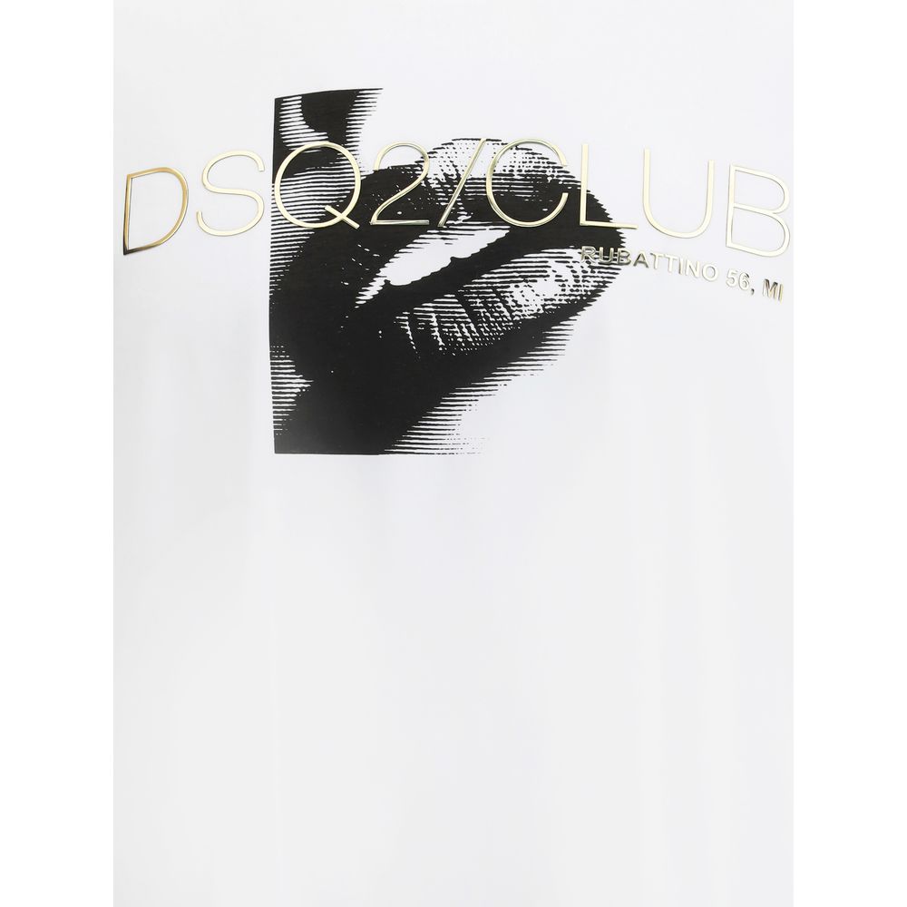 Dsquared² White Cotton T-Shirt | Regal Royce