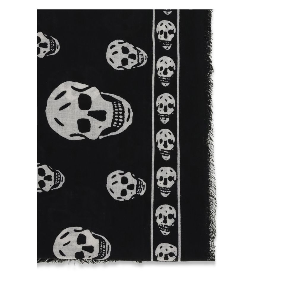 Alexander McQueen Black Modal Scarf | Regal Royce