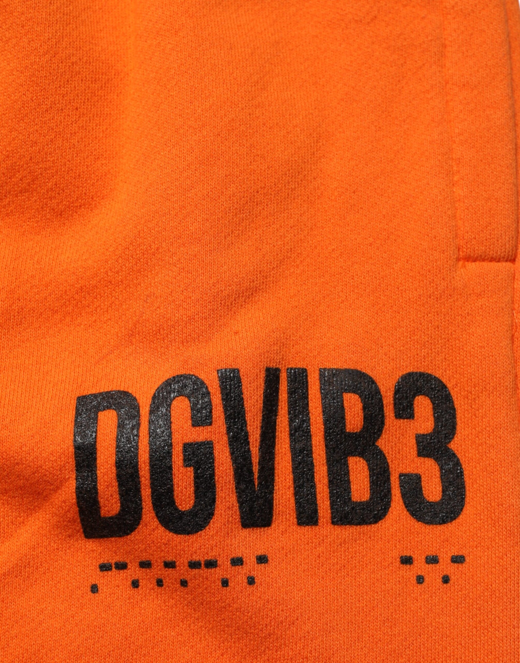Dolce & Gabbana Orange Cotton DG VIB3 Logo Drawstring Sweatpants Pants | Regal Royce