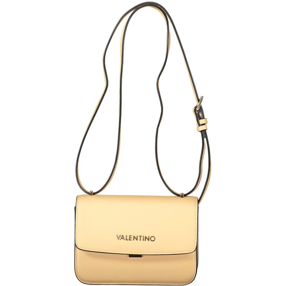 Mario Valentino Beige Polyurethane Women Handbag | Regal Royce