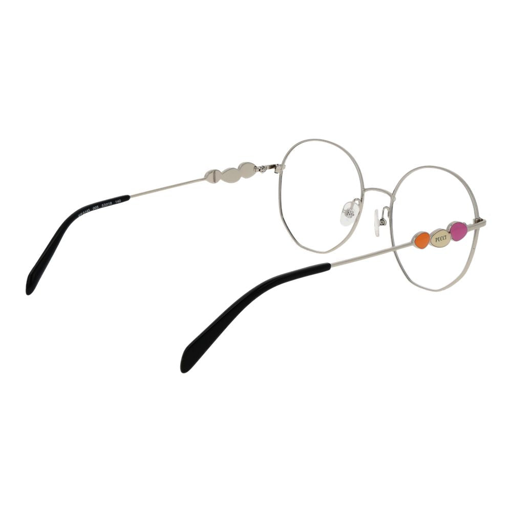 Emilio Pucci Black Metal Glasses (Frames) | Regal Royce