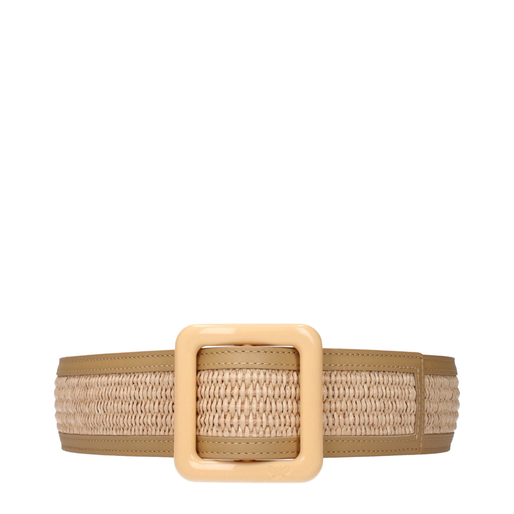 Max Mara Beige Raffia Belt | Regal Royce