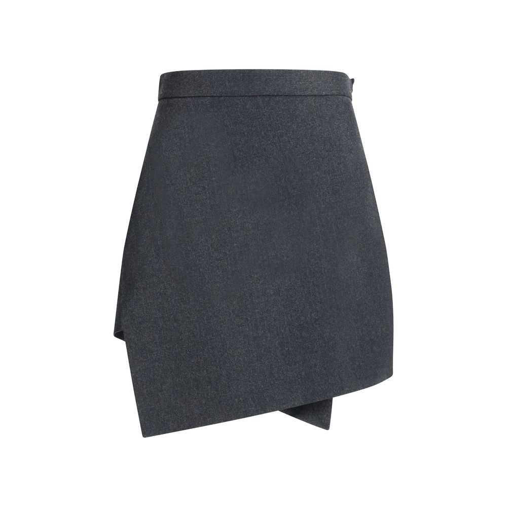 Vivienne Westwood Gray Wool Mini Skirt | Regal Royce