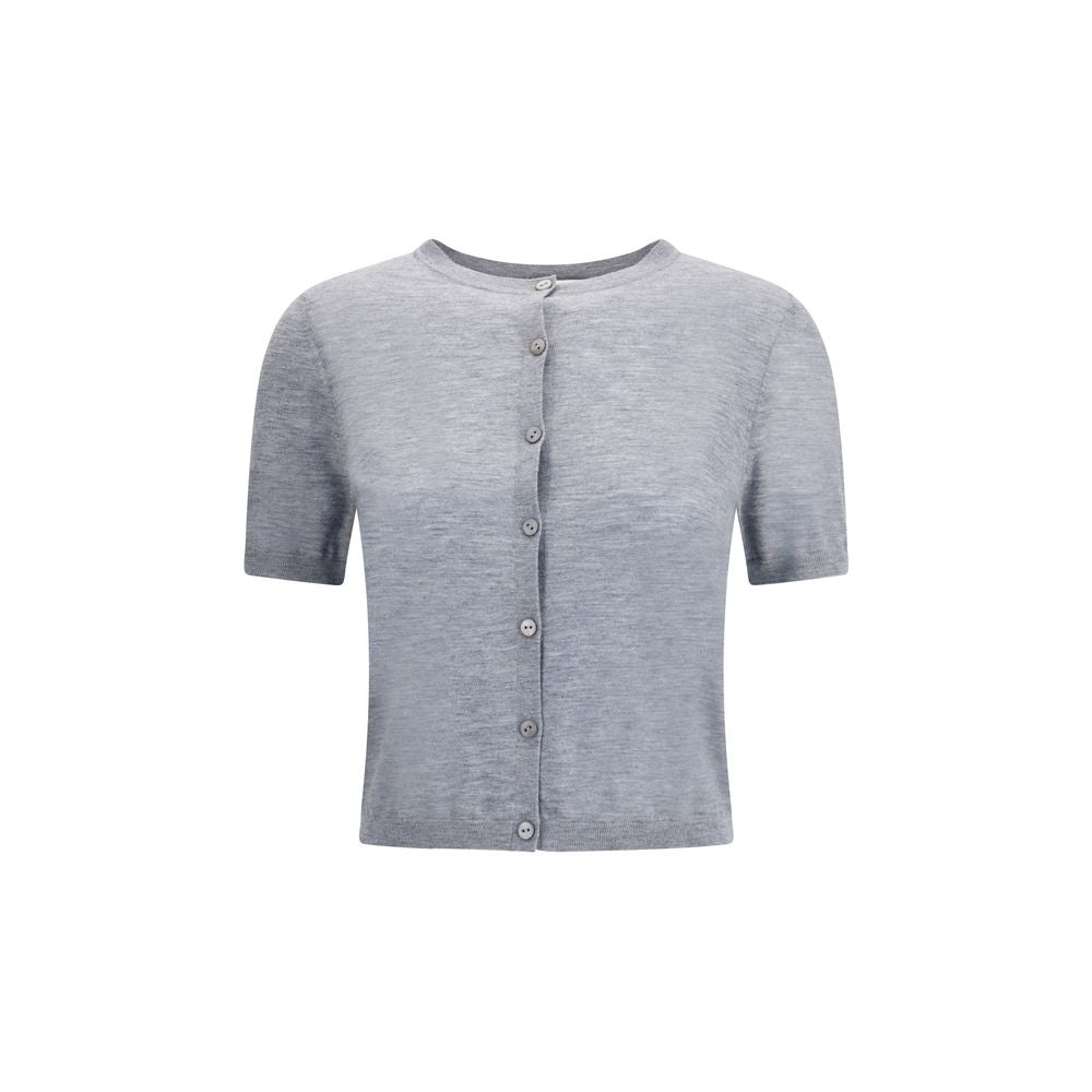 Lisa Yang Gray Cashmere Cardigan | Regal Royce