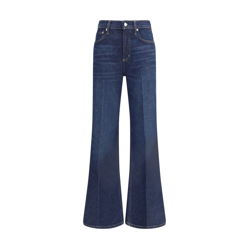 Citizens of Humanity Blue Cotton Flared Jeans | Regal Royce
