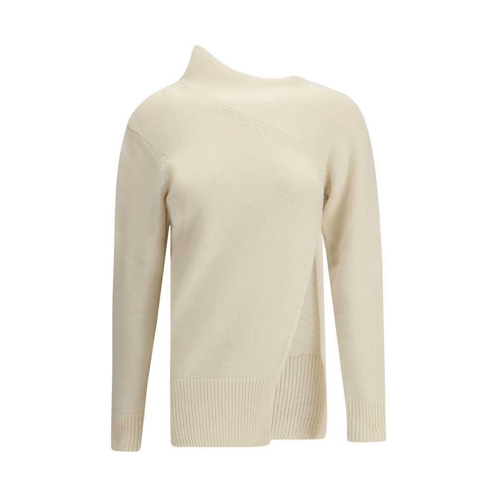 Di Stavnitser White Cashmere Sweatshirt