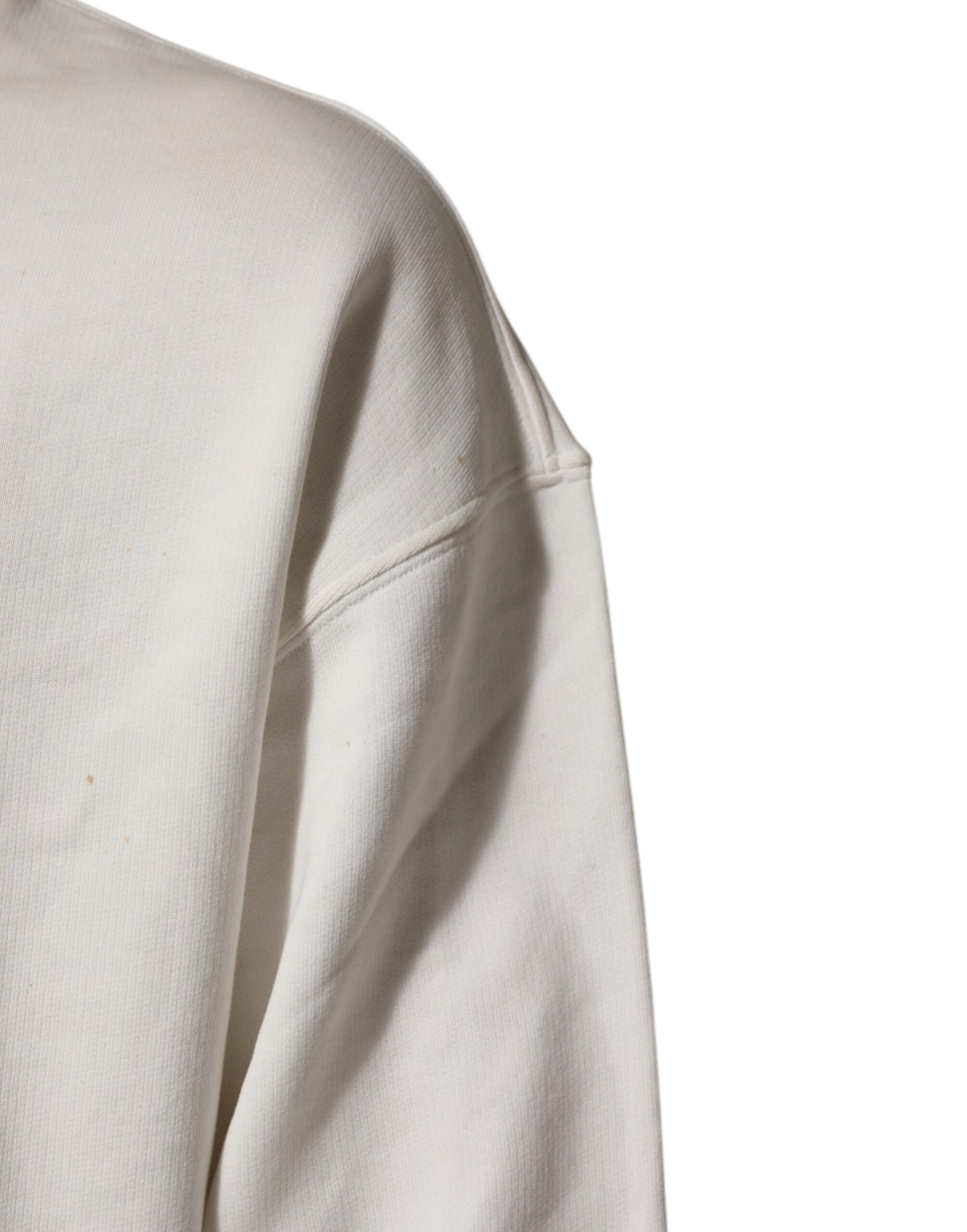 Dolce & Gabbana White DG Logo Crew Neck Sweatshirt Sweater | Regal Royce