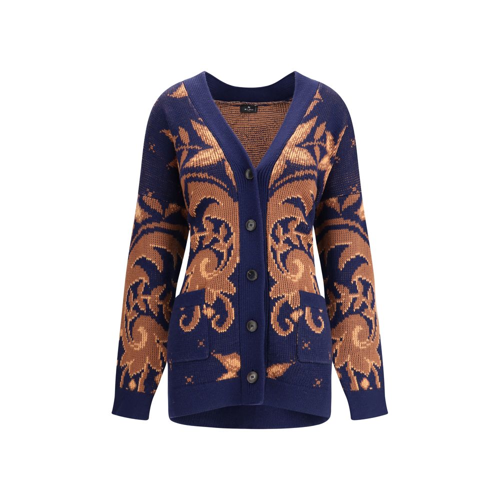 Etro Multicolor Wool Cardigan | Regal Royce