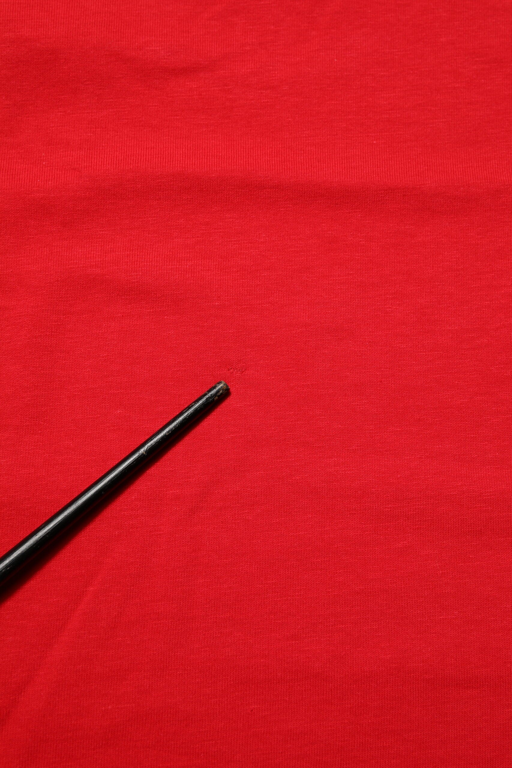 Dolce & Gabbana Red Goodluck 2023 Cotton Crew Neck T-shirt | Regal Royce