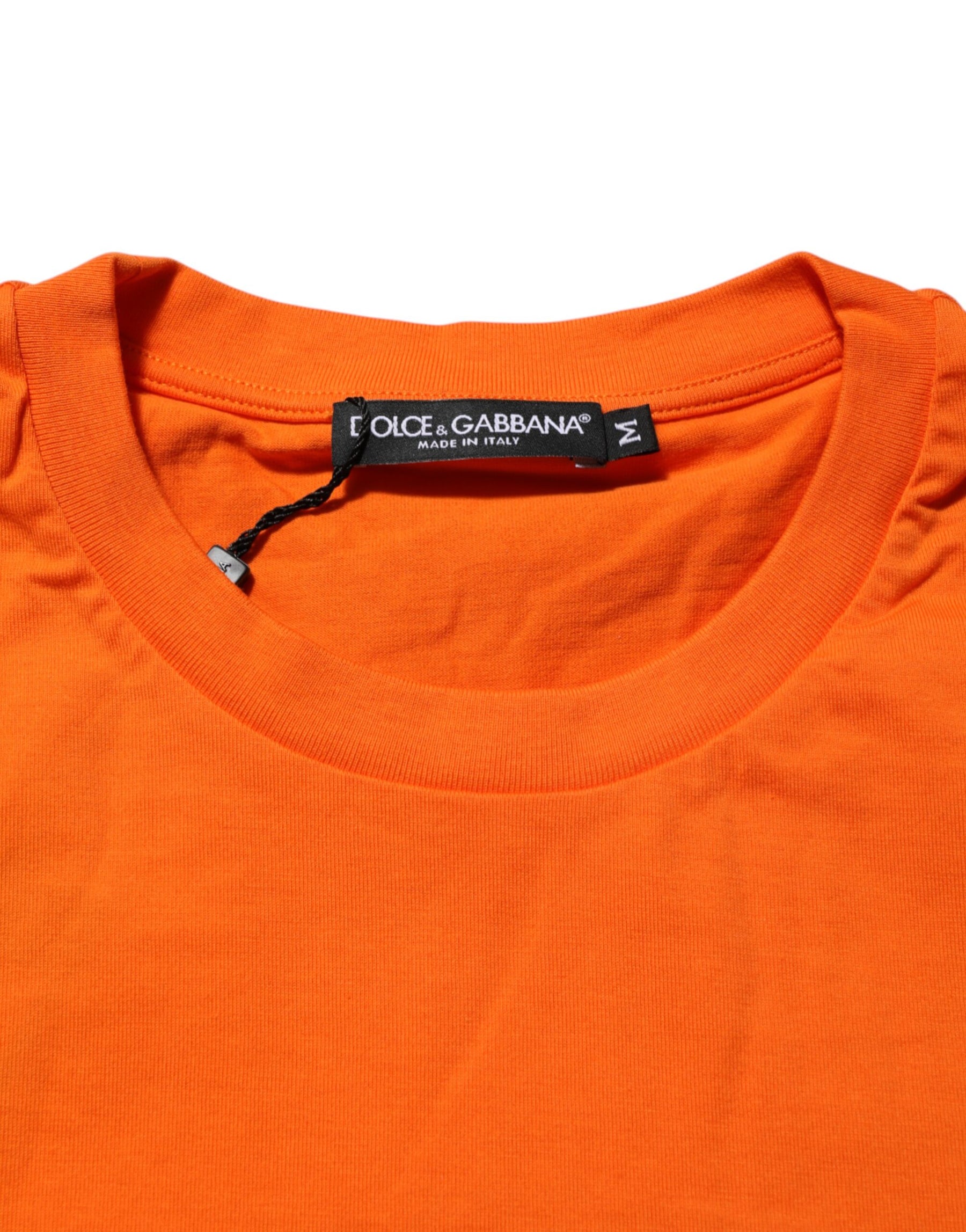 Dolce & Gabbana Orange DGVIB3 Crew Neck Short Sleeves T-shirt | Regal Royce