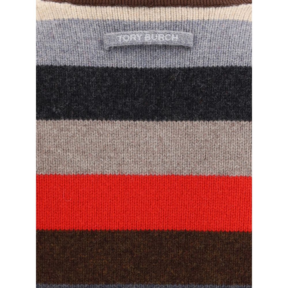 Tory Burch Multicolor Merino Wool Turtleneck | Regal Royce
