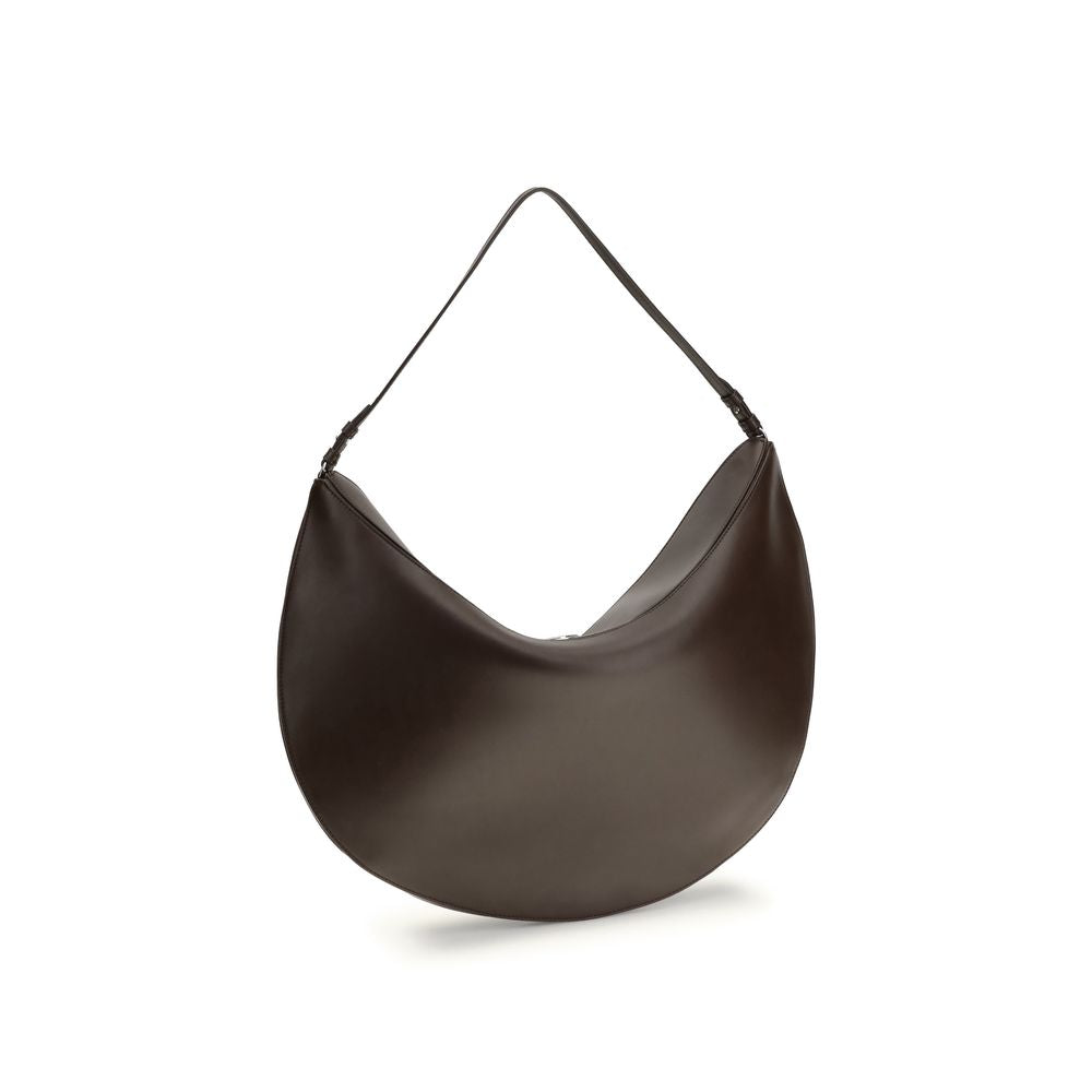 Jacquemus Brown Calf Leather Bos Taurus Shoulder Bag | Regal Royce