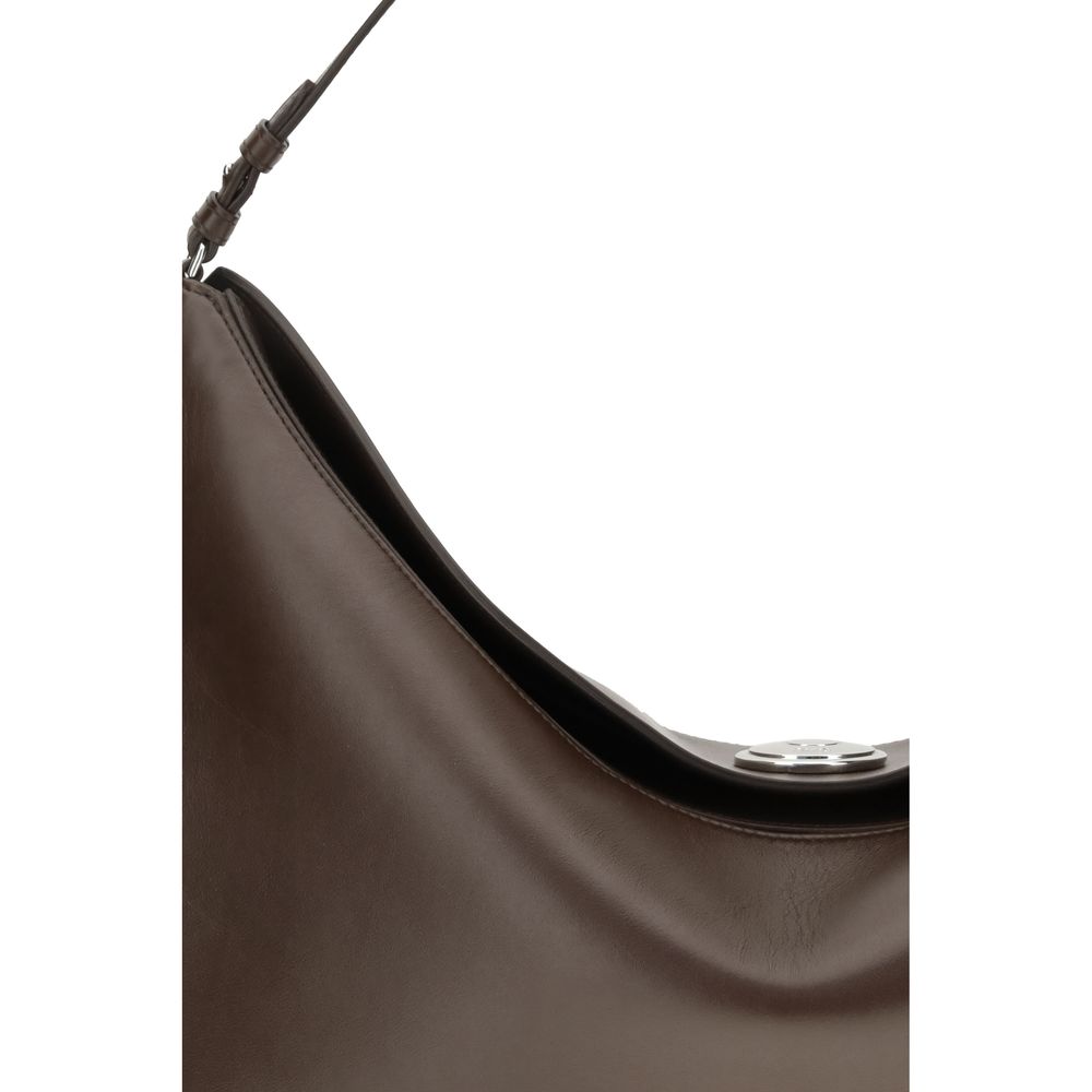 Jacquemus Brown Calf Leather Bos Taurus Shoulder Bag | Regal Royce