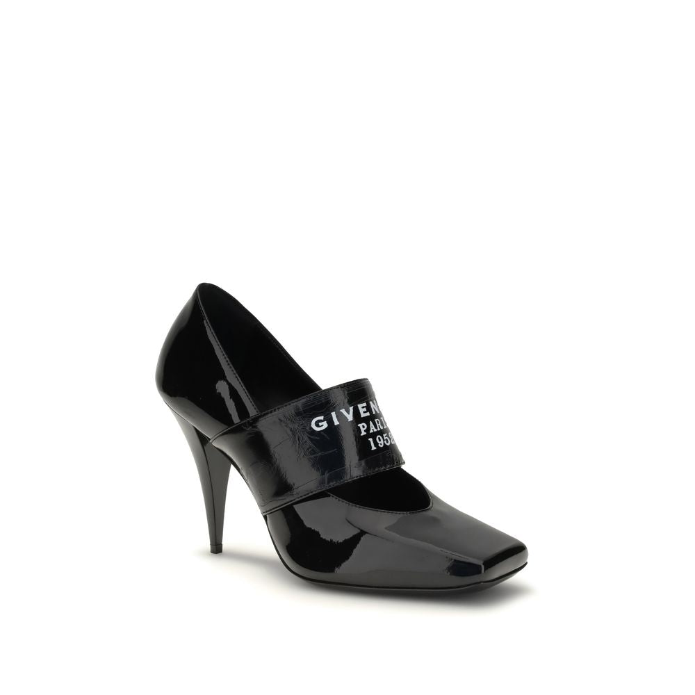 Givenchy Black Calf Leather Bos Taurus High Heel Pumps | Regal Royce