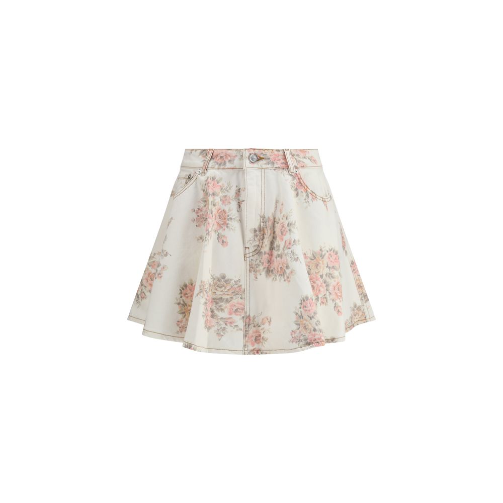 Ganni Multicolor Denim Skirt | Regal Royce