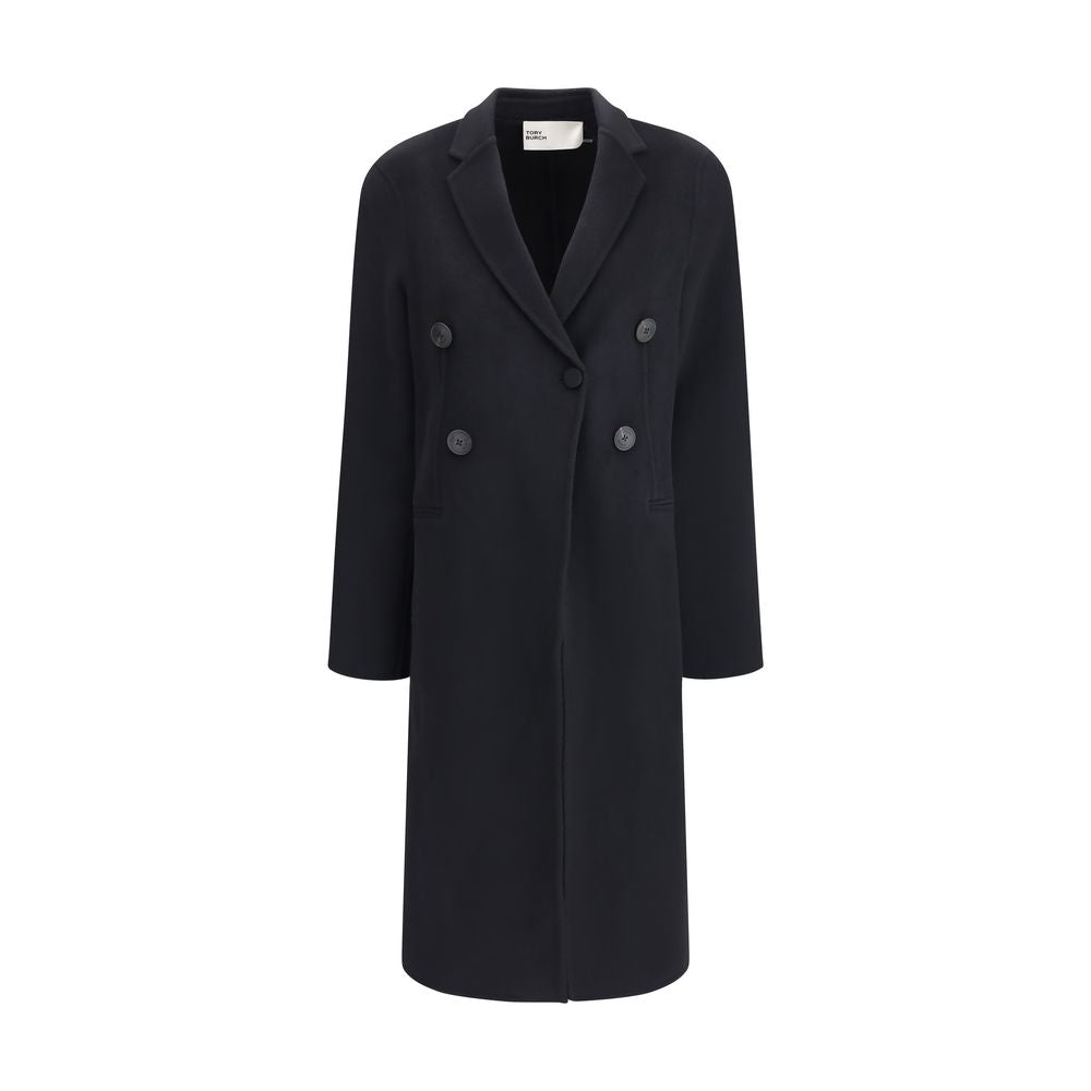 Tory Burch Black Wool Coat | Regal Royce