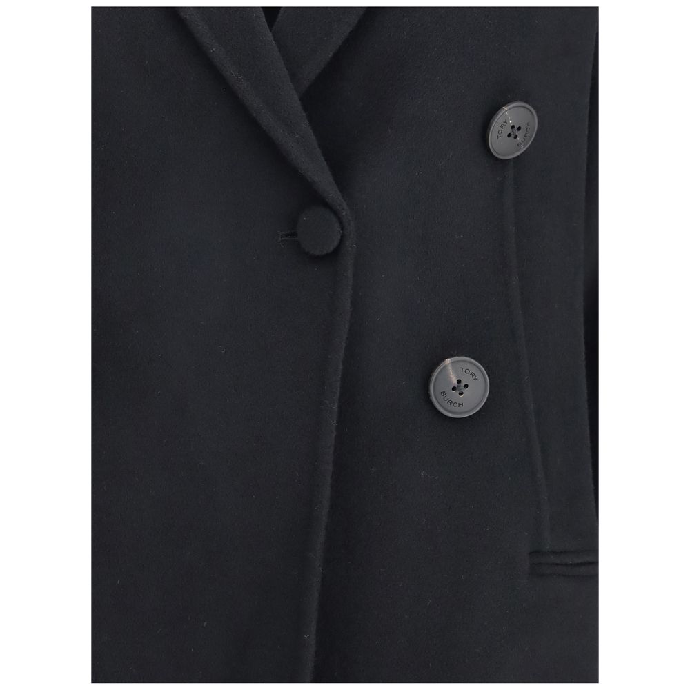 Tory Burch Black Wool Coat | Regal Royce