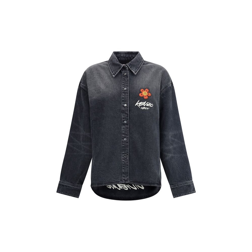 Kenzo Black Denim Shirt | Regal Royce