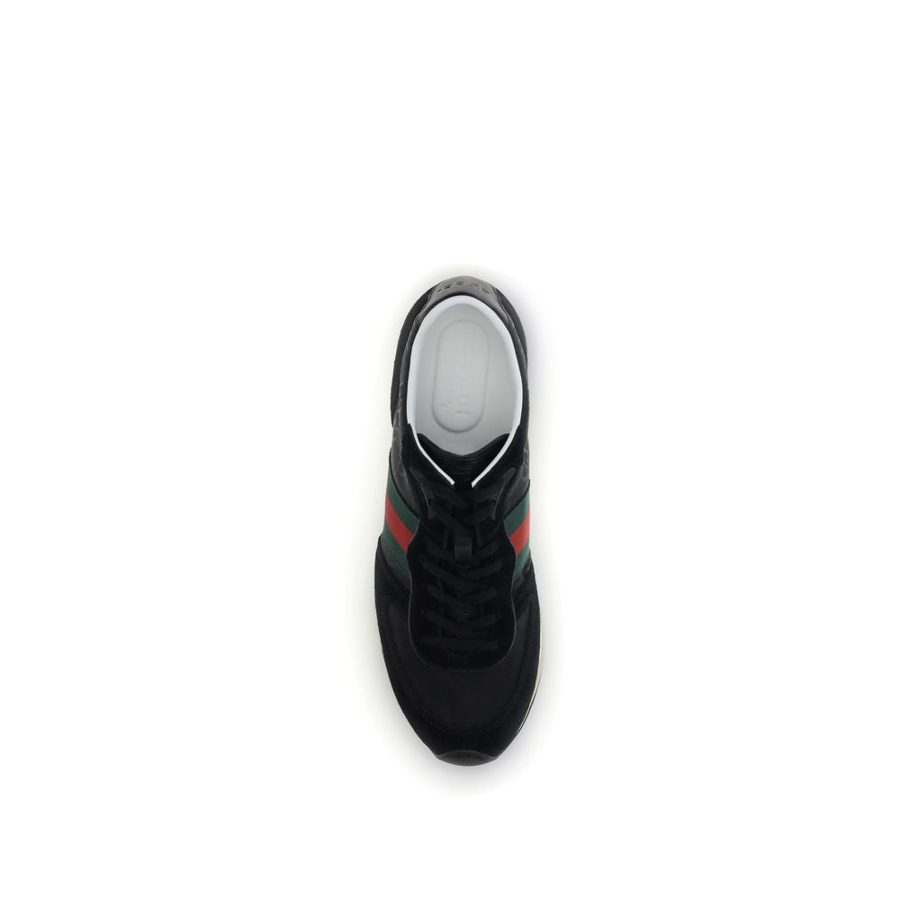 Gucci Black Polyamide Athletic Sneakers | Regal Royce