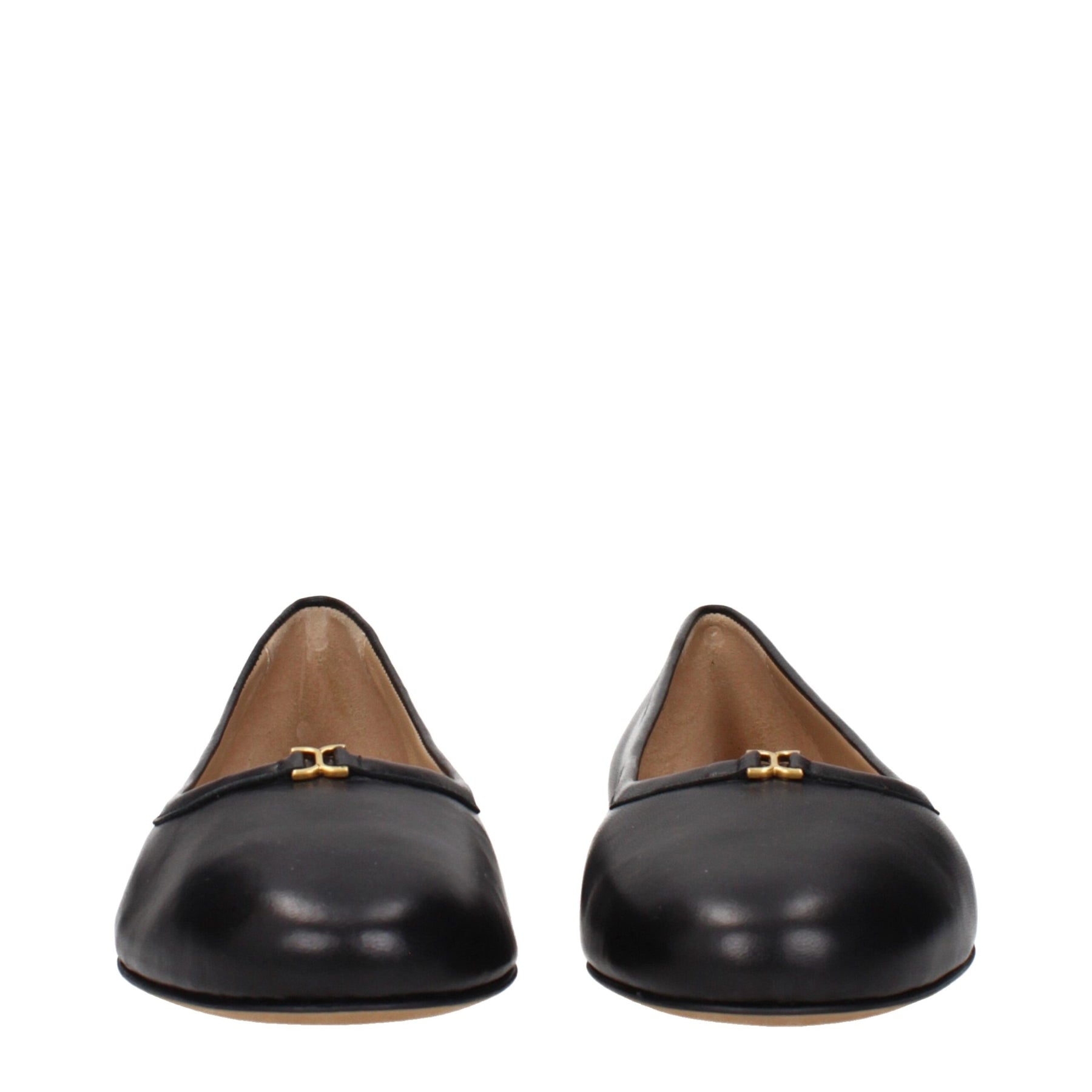 Chloé Black Leather Ballet Flats | Regal Royce