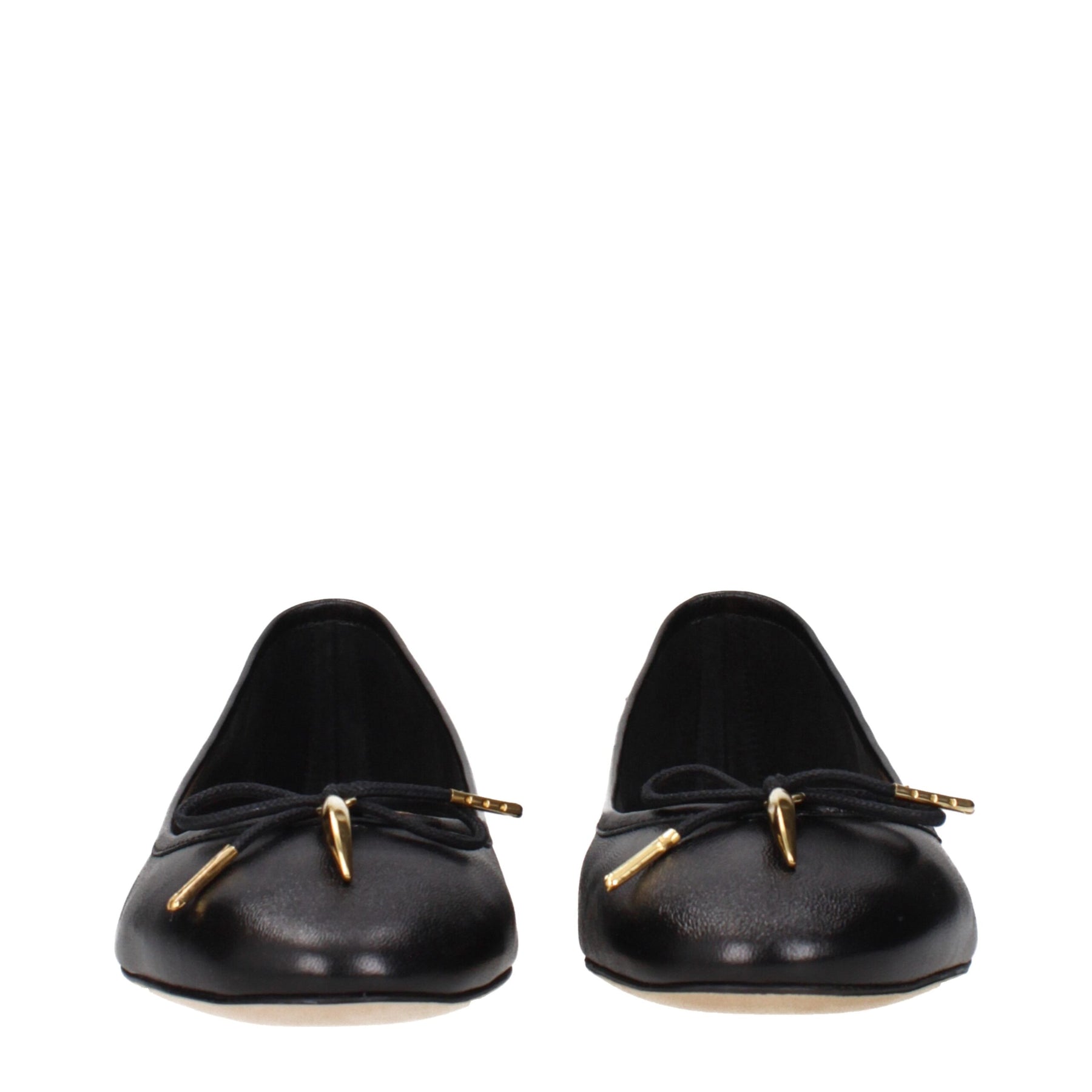 Chloé Black Leather Ballet Flats | Regal Royce