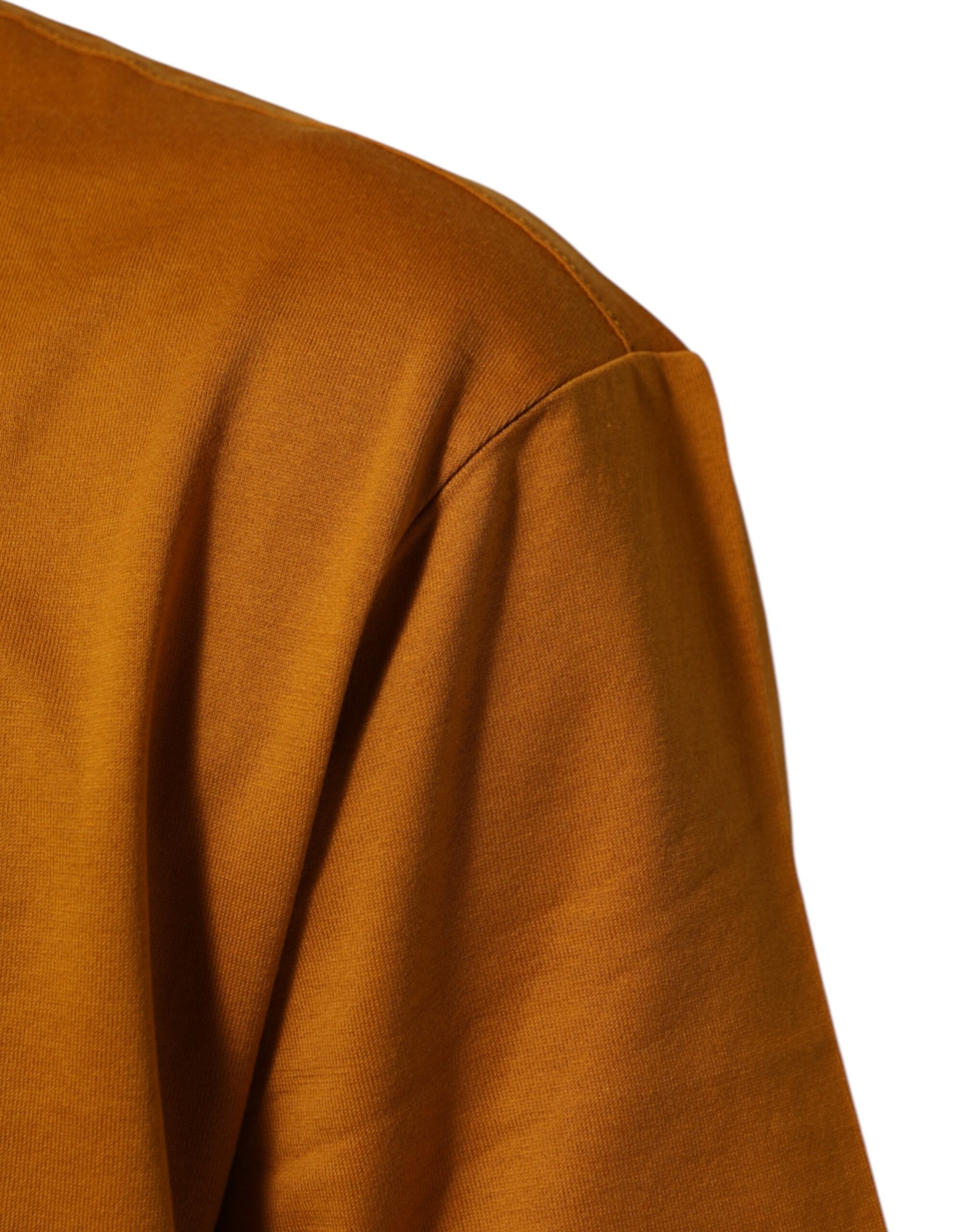 Dolce & Gabbana Golden Brown Crew Neck Short Sleeve T-shirt | Regal Royce