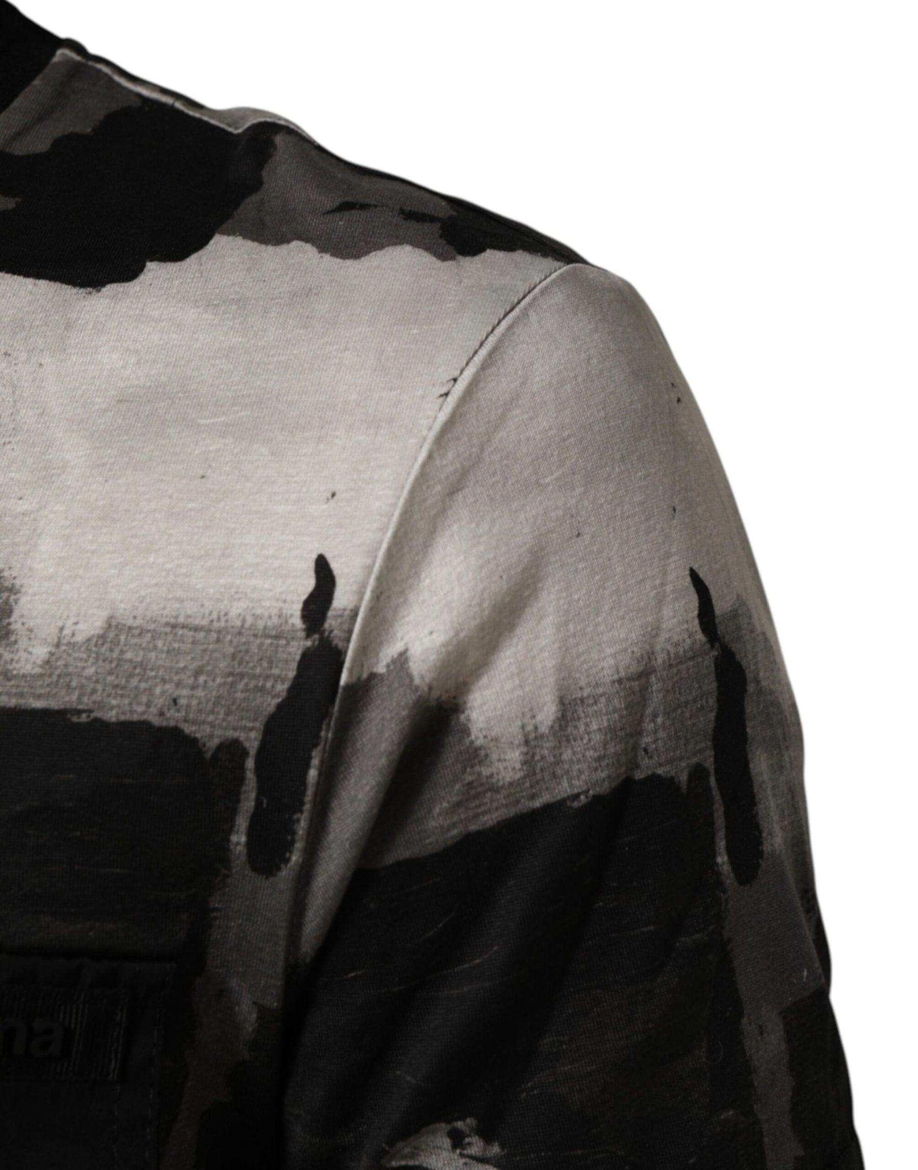 Dolce & Gabbana Multicolor Camouflage Men Short Sleeves T-shirt | Regal Royce