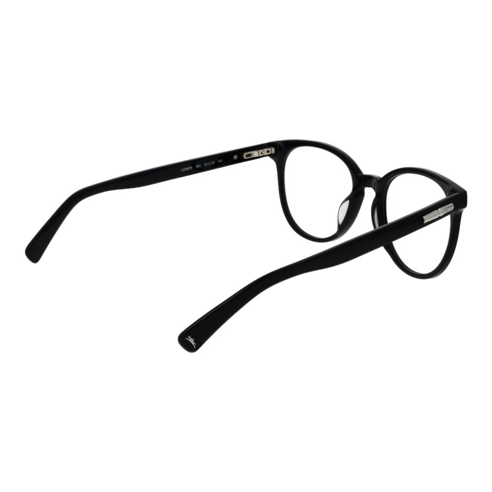 Longchamp Black Cellulose Acetate Glasses (Frames) | Regal Royce