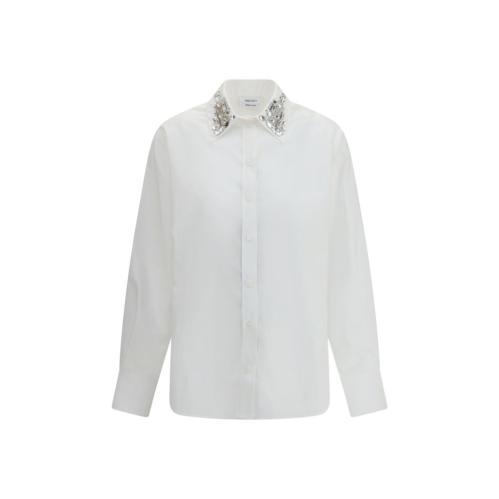 Alexander McQueen White Cotton Dress Shirt | Regal Royce