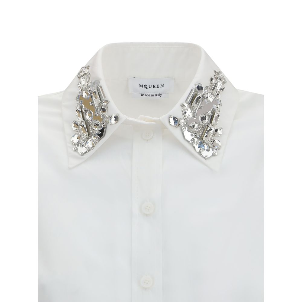Alexander McQueen White Cotton Dress Shirt | Regal Royce