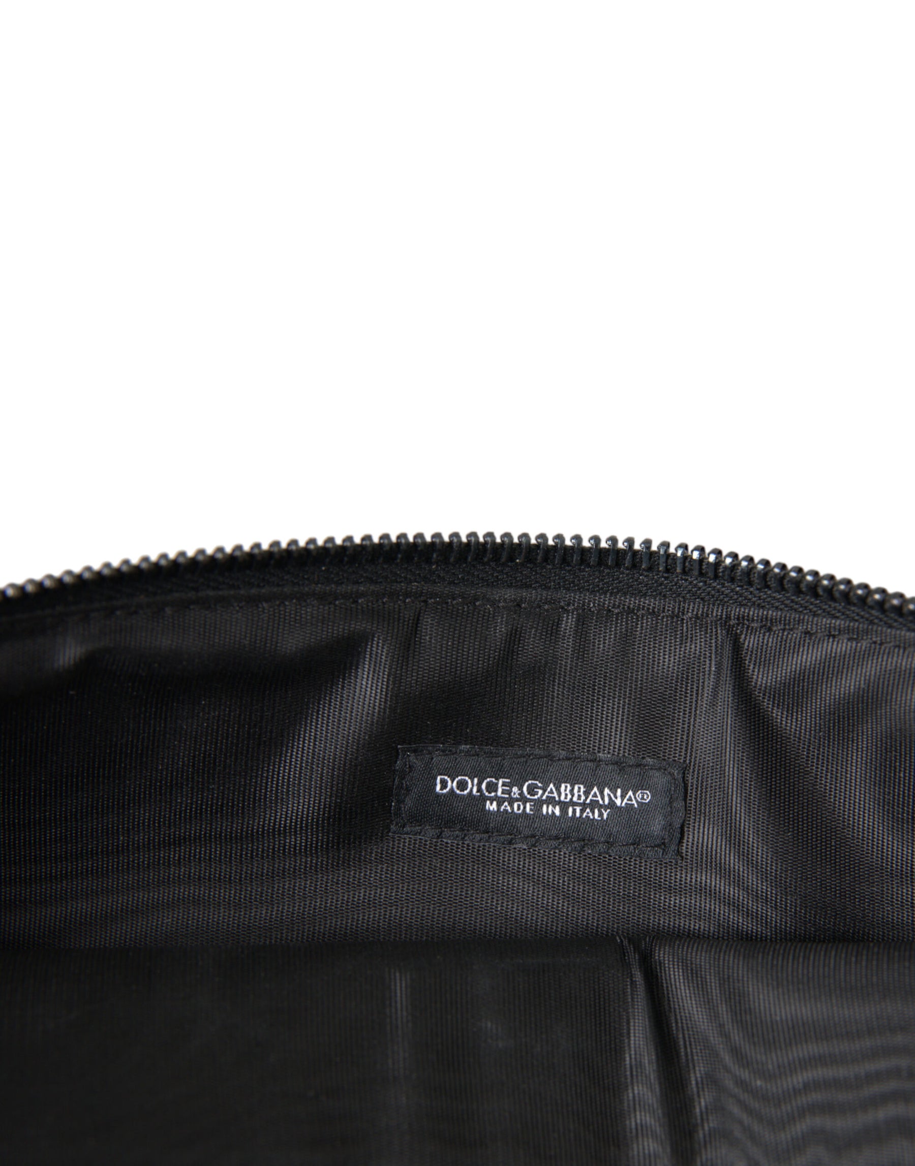 Dolce & Gabbana Multicolor Leopard Jacquard Logo Plaque Document Briefcase Bag | Regal Royce