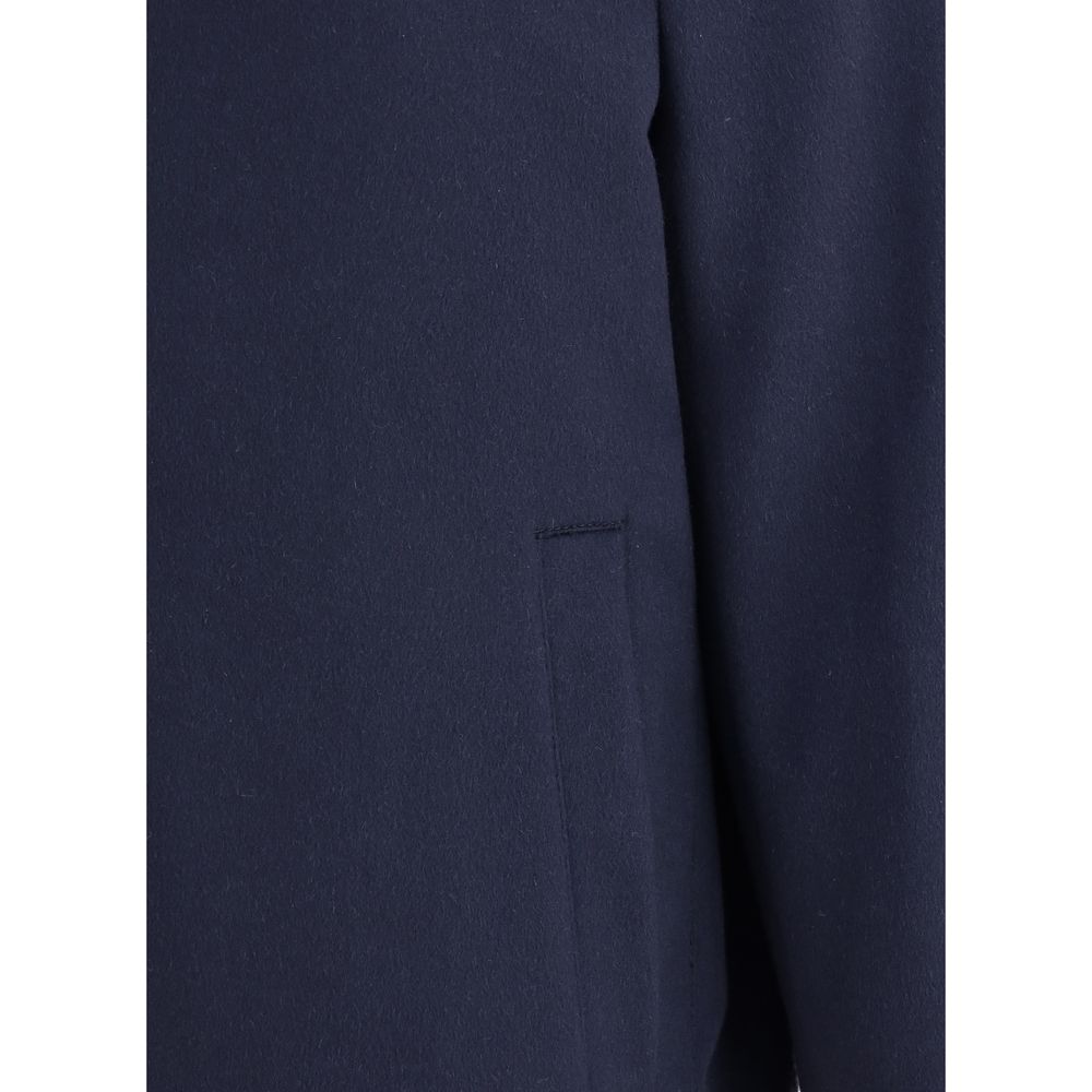 Brunello Cucinelli Blue Cashmere Bomber | Regal Royce