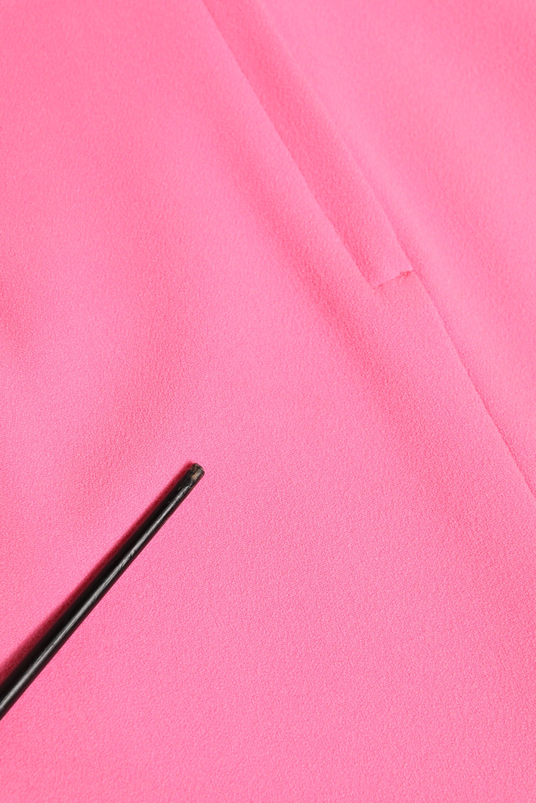 Dolce & Gabbana Pink Polyester Long Sleeves Sheath Midi Dress | Regal Royce