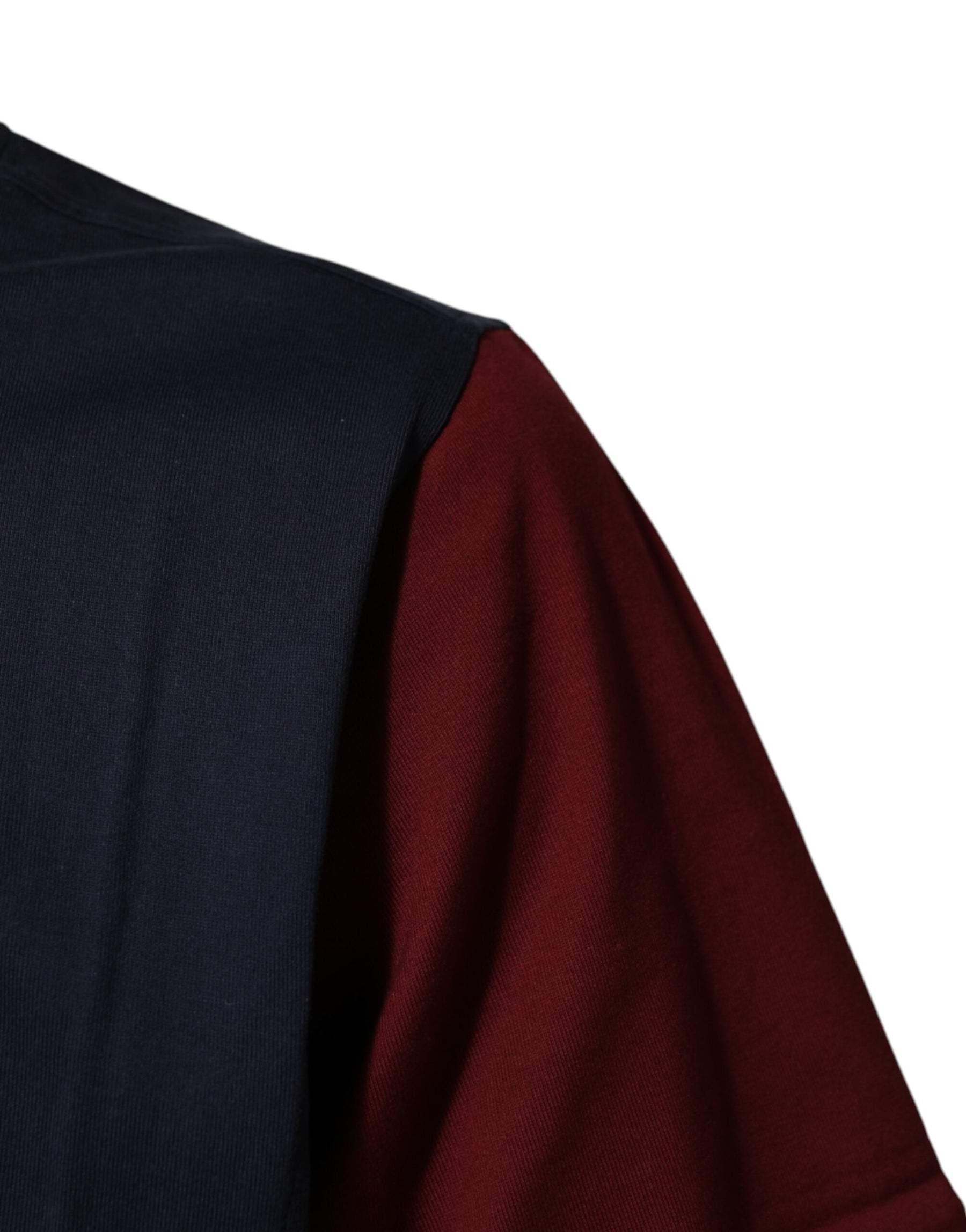 Dolce & Gabbana Multicolor Striped Cotton Men Crew Neck T-shirt | Regal Royce