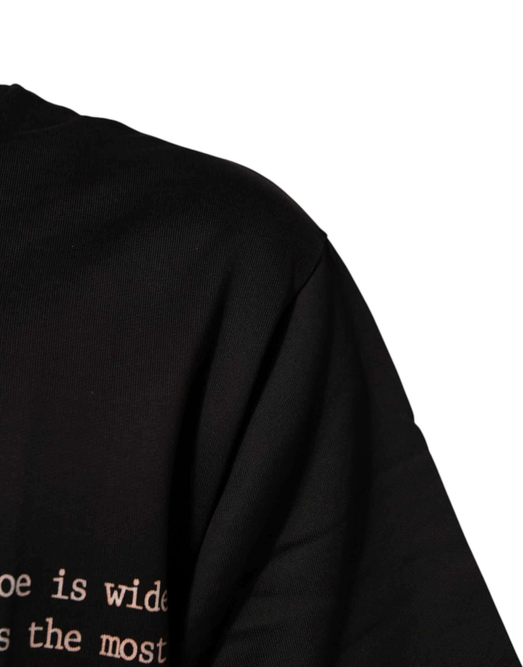 Dolce & Gabbana Black Marilyn Monroe Cotton Crew Neck T-shirt | Regal Royce