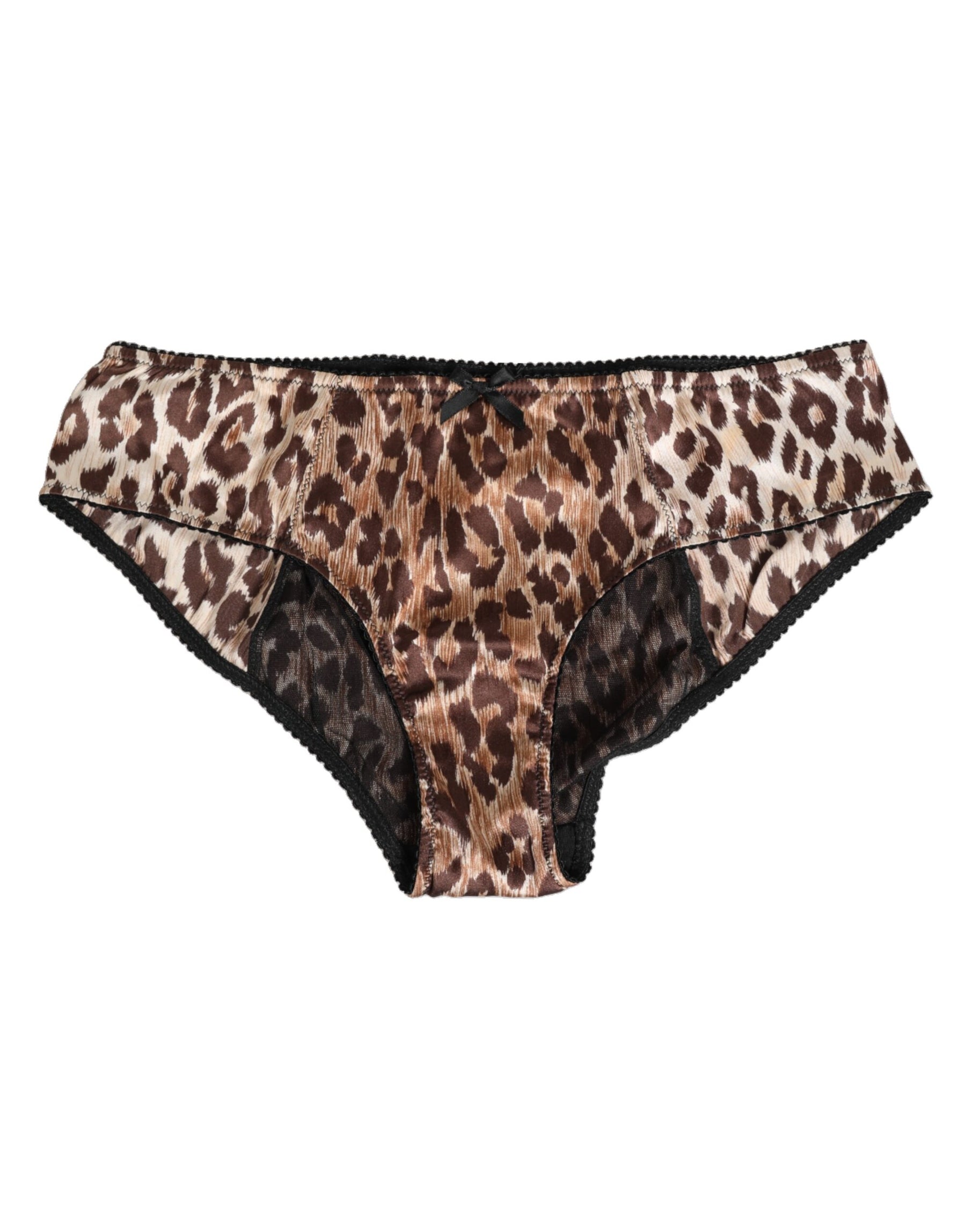 Dolce & Gabbana Multicolor Leopard Print Girdle Panty Underwear | Regal Royce