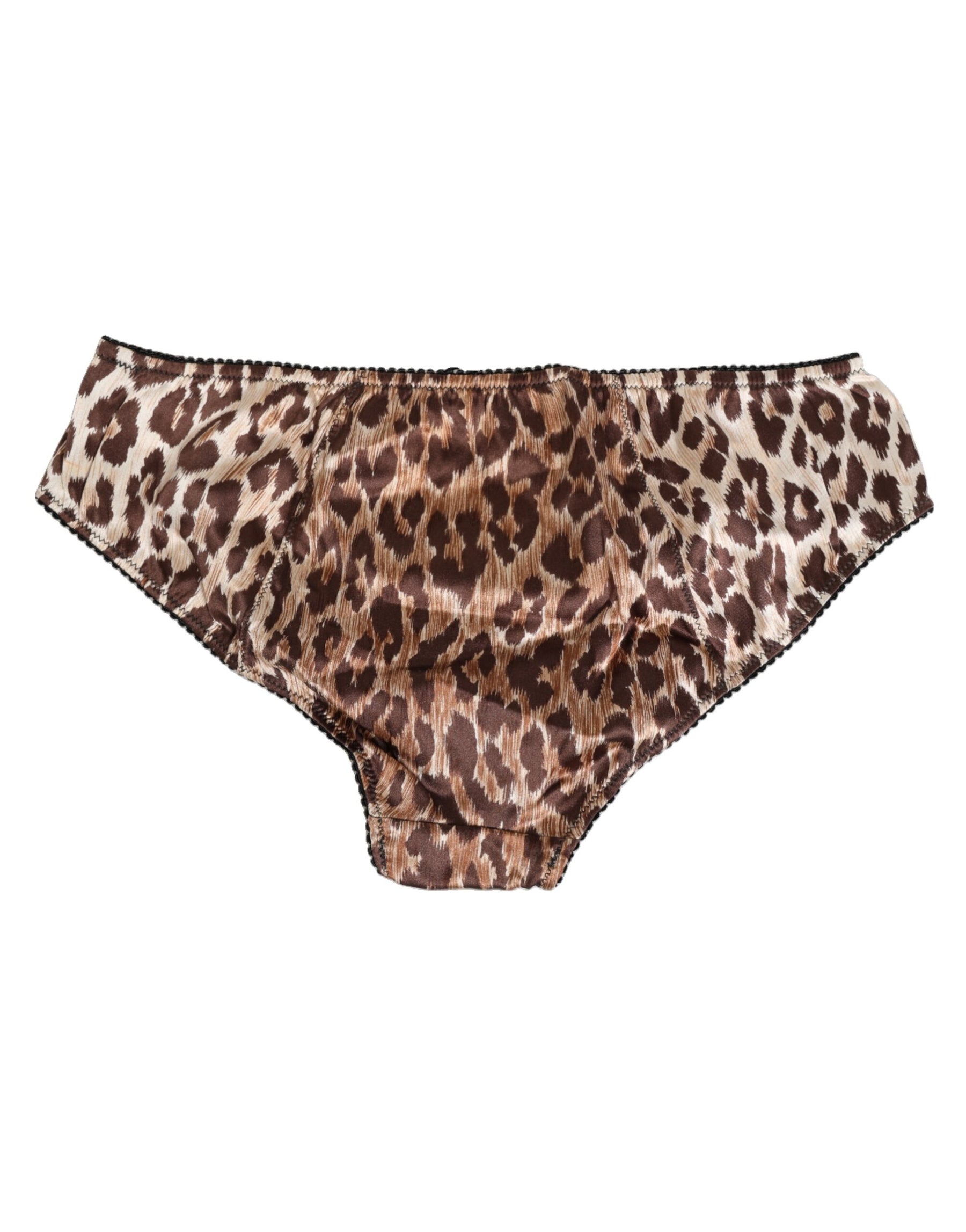 Dolce & Gabbana Multicolor Leopard Print Girdle Panty Underwear | Regal Royce