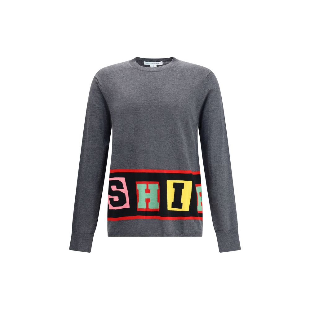 Comme Des Garçons Gray Marabou Sweatshirt | Regal Royce