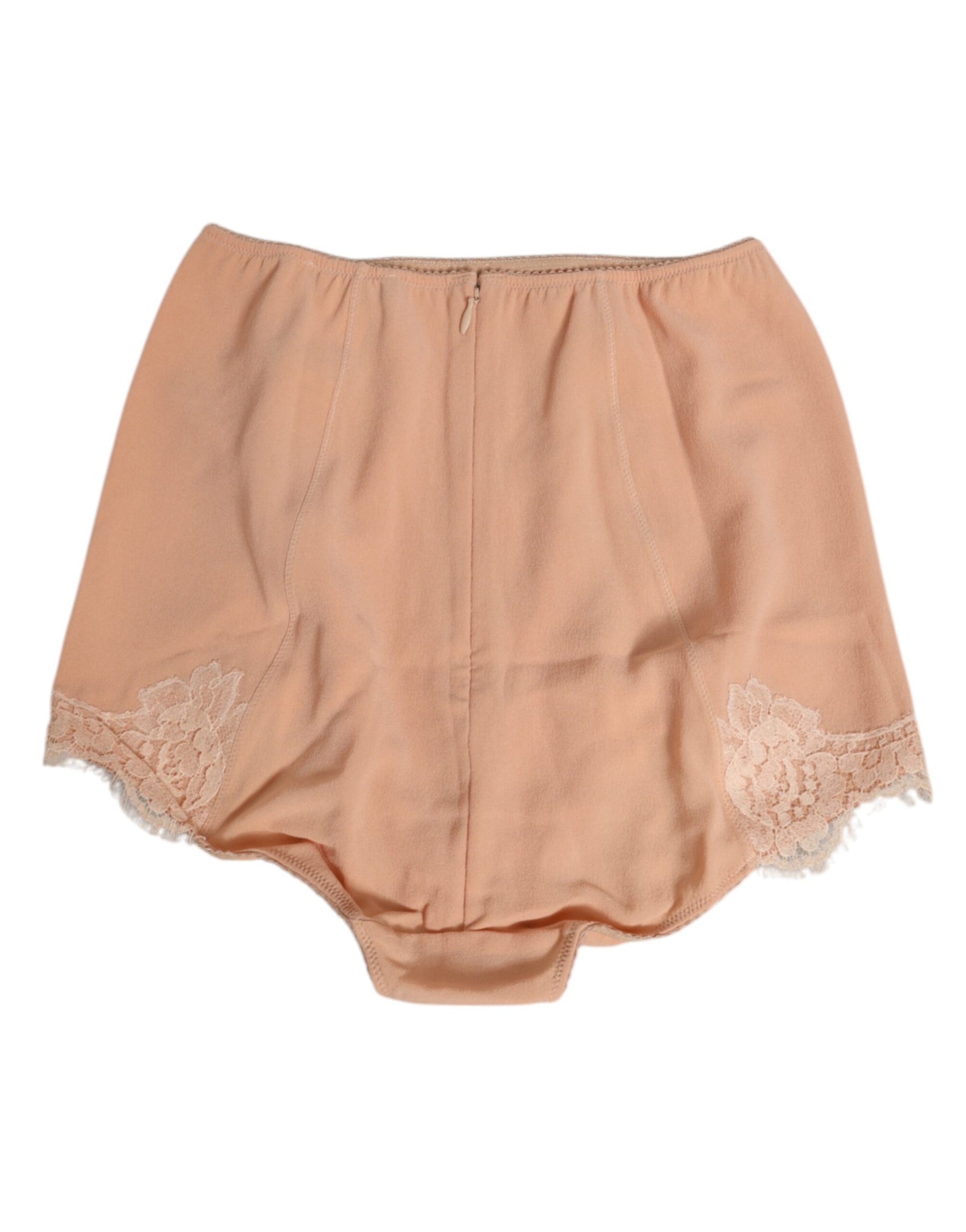 Dolce & Gabbana Beige Silk Stretch High Waist Girdle Underwear | Regal Royce